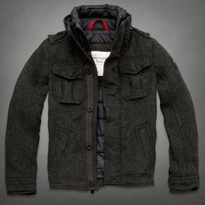 Abercrombie Buell Mountain Wool Coat Jacket Vintage 🔥